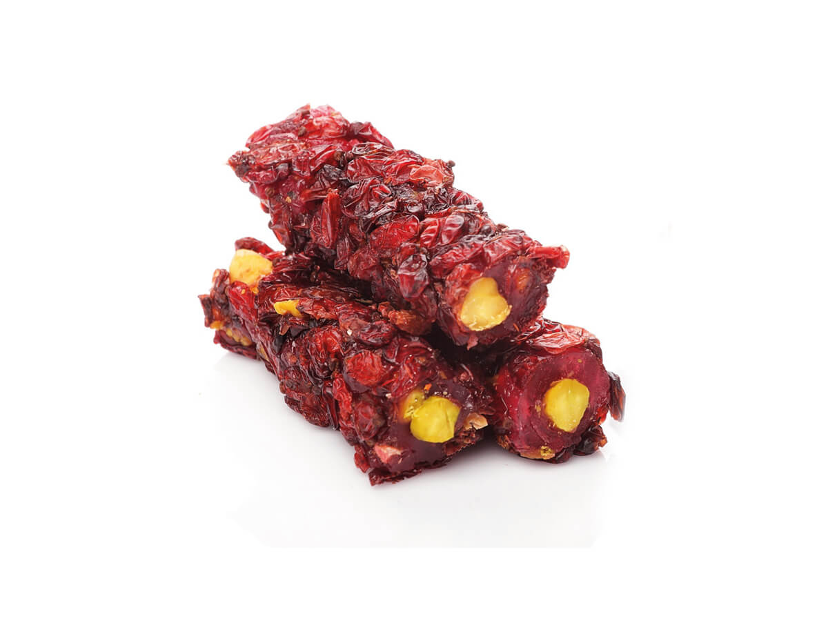 A. Fıstıklı Zereş Kaplı Nar Aromalı Parmak Lokum