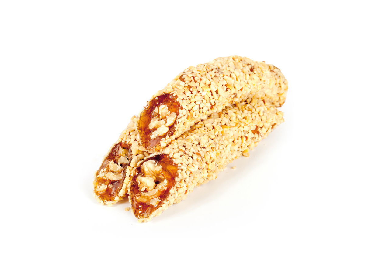 Pirinç Fındık Kaplı Cevizli Sucuk Lokum